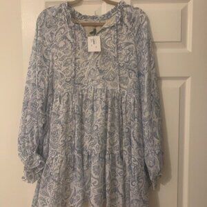 NWT DRESS FORUM PAISLEY SWING DRESS, SIZE SMALL
